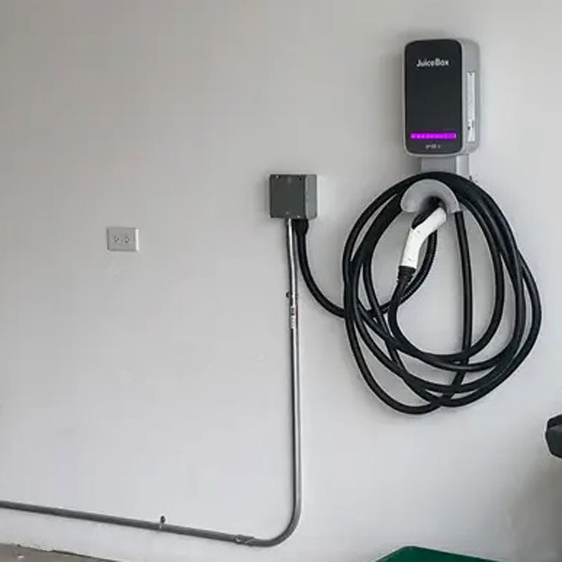 EV Charger In Garage Photo
